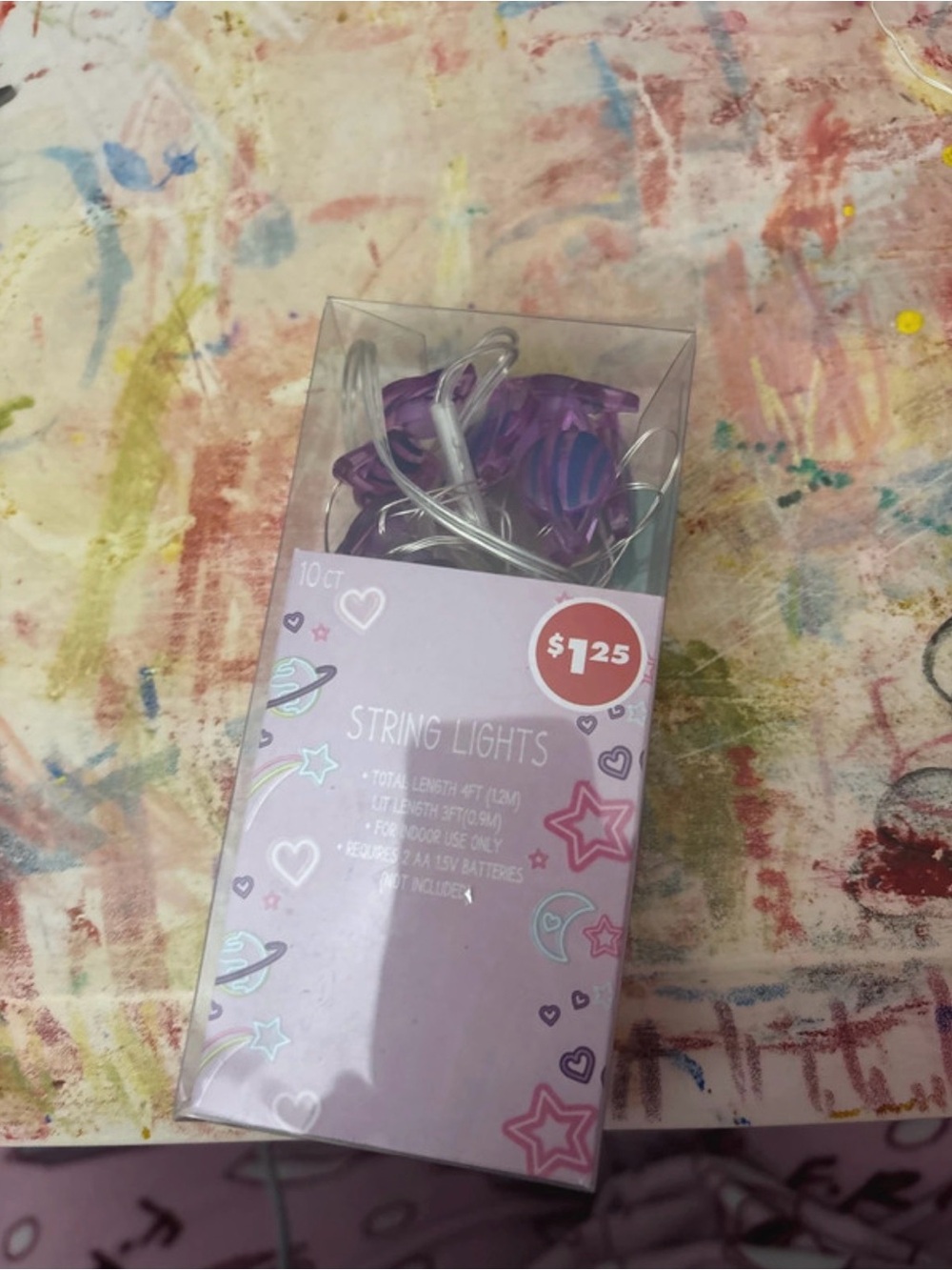 Purple Planet String Lights